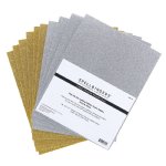 Spellbinders - Glitter Foam Sheets - Gold & Silver