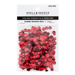 Spellbinders - Sequins - Scarlet Smooth Discs