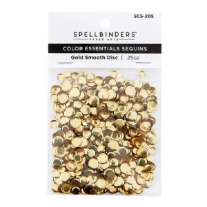 Spellbinders - Sequins - Gold Smooth Discs