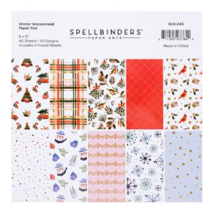 Spellbinders - 6X6 Paper Pad - Winter Wonderland