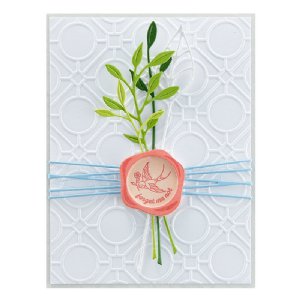 Spellbinders - Clear Stamp & Die Set - Faux Wax Seals