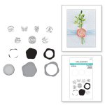 Spellbinders - Clear Stamp & Die Set - Faux Wax Seals