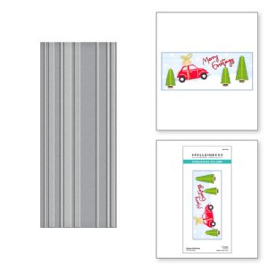 Spellbinders - Embossing Folder - Slimline - Striped