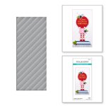 Spellbinders - Embossing Folder - Slimline - Diagonal Stripes