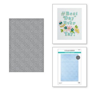 Spellbinders - Embossing Folder - Geo Screen