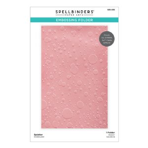 Spellbinders - Embossing Folder - Celebrate You - Splatter