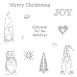 Spellbinders - Cling Stamp - Gnome for the Holidays