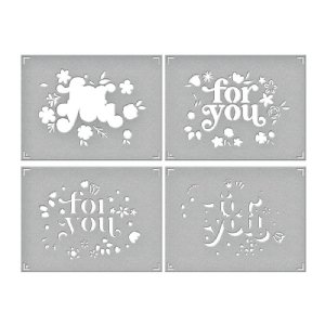 Spellbinders - Stencils - Layered Floral For You