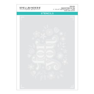 Spellbinders - Stencils - Layered Floral For You