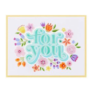 Spellbinders - Stencils - Layered Floral For You