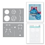 Spellbinders - Stencils -  Bibi's Snowflakes Ornaments