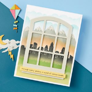 Spellbinders - Stencils - Background Scapes