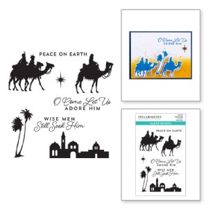 Spellbinders - Clear Stamp - Christmas Traditions - Three Kings