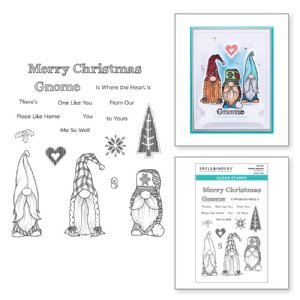 Spellbinders - Clear Stamp - Be Merry - Holiday Gnomes