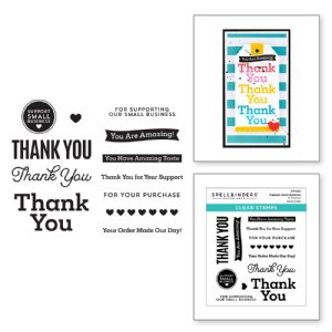 Spellbinders - Clear Stamp - Small Business - Support Small Business