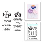 Spellbinders - Clear Stamp - Birthday Celebrations - It's Party Time