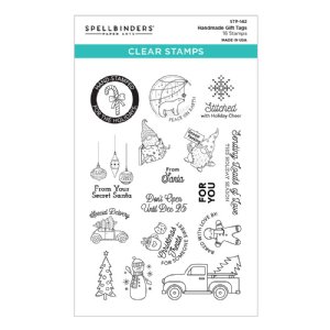 Spellbinders - Clear Stamp - Handmade Gift Tags