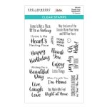 Spellbinders - Clear Stamp - Tiered Tray Sentiments