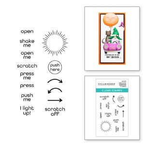 Spellbinders - Clear Stamp - Take Action Sentiments