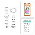 Spellbinders - Clear Stamp - Take Action Sentiments