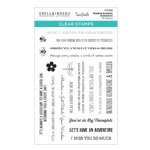 Spellbinders - Clear Stamp - Sending Sunshine Sentiments