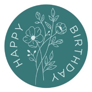 Spellbinders - Wax Seal - Wildflower Happy Birthday