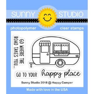 Sunny Stamp Studio - Clear Stamp - Happy Camper