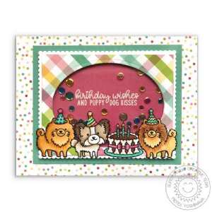 Sunny Stamp Studio - Clear Stamp - Party Pups