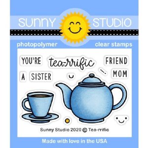 Sunny Stamp Studio - Clear Stamp - Tea-riffic
