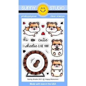 Sunny Stamp Studio - Clear Stamp - Happy Hamsters