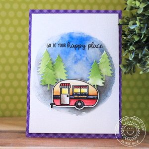 Sunny Stamp Studio - Clear Stamp - Happy Camper