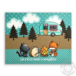 Sunny Stamp Studio - Clear Stamp - Happy Camper