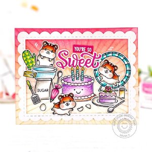 Sunny Stamp Studio - Clear Stamp - Happy Hamsters