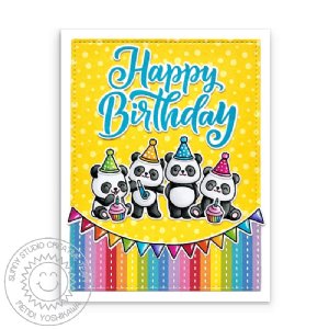 Sunny Stamp Studio - Clear Stamp - Panda Party