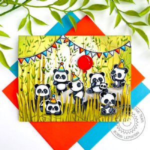 Sunny Stamp Studio - Clear Stamp - Panda Party