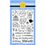 Sunny Stamp Studio - Clear Stamp - Party Pups