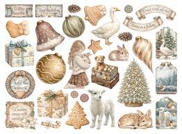 Stamperia - Die Cuts - White Christmas