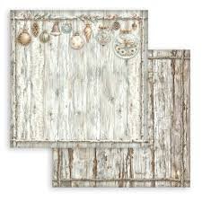 Stamperia - 12X12 Maxi Backgrounds Selection - White Christmas