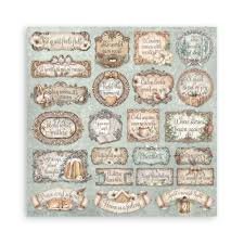 Stamperia - Scrapbooking Printed Pad - White Christmas
