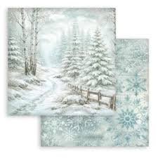 Stamperia - Backgrounds Selection - White Christmas