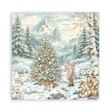 Stamperia - 12X12 Maxi Pad - White Christmas