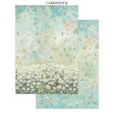 Stamperia - Printed Art Junk Journal - Daisy Art
