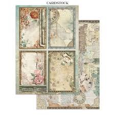 Stamperia - Printed Art Junk Journal - Gardens of Time