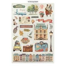 Stamperia - Printed Art Junk Journal - Art Of Travelling