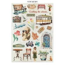 Stamperia - Printed Art Junk Journal - Art Of Travelling