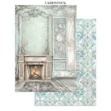 Stamperia - Junk Journal Backgrounds, Stickers, Cut Outs - White Christmas