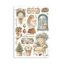 Stamperia - Washi Pad - White Christmas