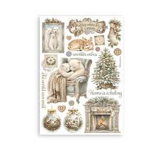 Stamperia - Washi Pad - White Christmas