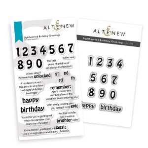 Altenew - Stamp & Die - Lighthearted Birthday Greetings – Complete Bundle