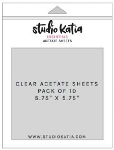 Studio Katia - ACETATE SHEETS (10 PACK)